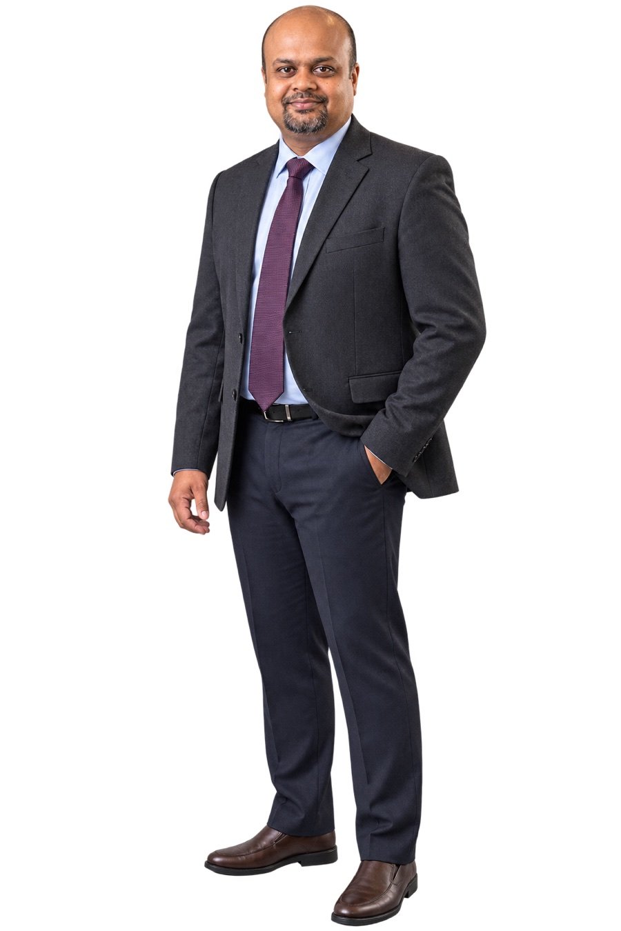 Anirban Saha in professional business attire