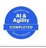 Introduction to AI and Agility completion badge